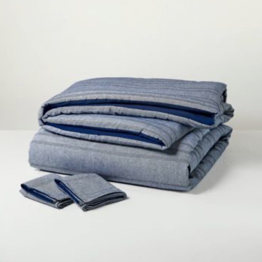 Tonal Stripe Comforter & Sham Set Hearth & Hand